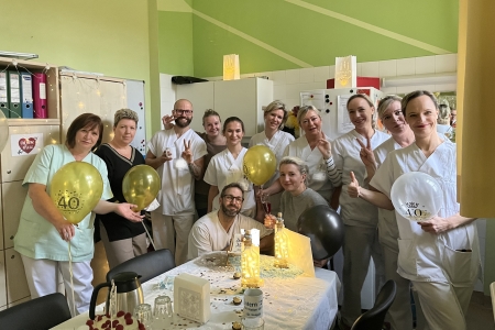 Teamomat: Geburtstagsfeier auf der Station