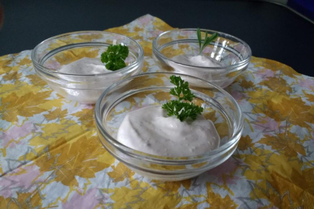 Teamomat: Drei Schälchen mit Quark