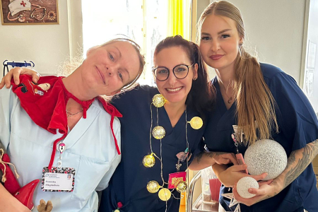 Gute Laune unter den Kolleginnen